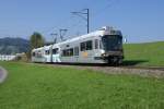 ABe 4/8 29 f�hrt am 30.9.09 von Gontenschwil Richtung Zetzwil. ...