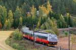 BM 70.015 auf der Fahrt von Lillehammer nach Oslo bei ...
