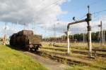 52 8035-9 am 12.09.09 im ehemaligen BW Falkenberg oberer Bahnhof. ...
