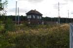 falkenberg-elster Das Stellwerk W5 am 12.09.09 im obereren Bahnhof von Falkenberg.
