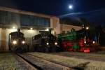 DT 1.07 vom Eisenbahnmuseum Strasshof, 331.037 aus der Slowakei, und ...
