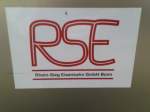 Rhein-Sieg-Eisenbahn Das RSE Zeichen in Bonn-Beuel
