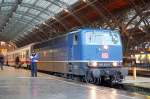 Leipzig Hbf Mit dem IC-1858 steht 181 201 am 21.12.08 im Leipziger Hauptbahnhof bereit.