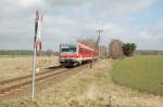 BR 628 <-> 928 | 629 Schon Vergangenheit: 928/628 601 hat am 10.03.07 als Regionalbahn von Lutherstadt Wittenberg sein Ziel Bad Schmiedeberg in K�rze erreicht.