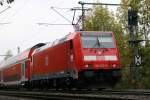 146 225-8 mit einem IRE unterwegs Richtung Stuttgart (nahe dem ...