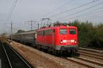 110 284 mit dem Wiesn Sonderzug DZ 2614 am 03.10.2009 ...