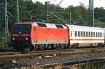 Die 120 140-9 als IC kommend aus Frankfurt Hauptbahnhof. Aufgenommen ...
