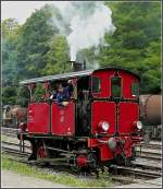 Die Cockerill Stehkessellok 503 geh�rt einem Miglied der AMTF und ...