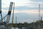 Aufgeklappte Eisenbahnbr�cke �ber den ...  Gilbert Angermann 08.10.2009
