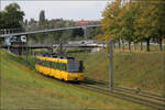 Ein Zug der Linie ...  Gisela, Matthias und Jonas Frey 08.10.2009