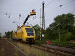 Leipziger ORT 711 103-2 bei Revisionsarbeiten im Bf. Wiederitzsch am ...