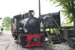 Lok Schwarzach am 5-5-2005 beim bekohlen in Bw Schierwaldenrath  ...