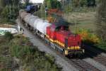 2003 006-2 mit einem Zug Richtung Bottrop S�d am 9.10.2009.
Aufgenomen ...