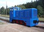 V10 C,schmalspurige Diesellok vom Lokomotivbau Berlin-Babelsberg(LKM)
6-Zyl.Reihenmotor mit 102PS, Vmax 24Km/h, ...