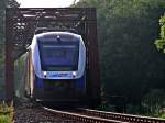 VT106 der EVB verl��t ...  Frank Kropp 10.10.2009