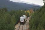 Ein Angenda auf der Raumabanen, kurz vor Domb�s; 30.09.2009  ...