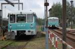 Vt 772 367-9 und eine weitere Ferkeltaxe beim 19. Heizhausfest ...
