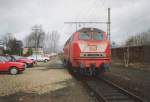 Die 216 138-8 kommt von ihrer Arbeit aus Eschwege �ber ...