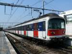 Der RATP RER(S-Bahn)-Triebzug M15.234 ist unmodernisiert und tr�gt weiter seine ...