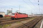 120 155 am 26.09.09 mit einem Ersatz-IC (EC112?) Richtung Augsburg ...