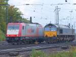 Crossrail 185 597-2 und DLC PB19 tauschen ihre Z�ge. Die ...