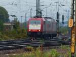 Crossrail 185 597-2 rangiert in Aachen West.  ...