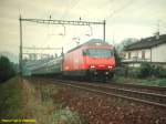 SBB Re 460 002 - c/o Chiasso - 09.11.1991  ...