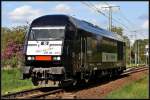 Dispolok ER 20 ER20-013 -MRCE- verl�sst Stralsund in Richtung Rostock.  am 08.05.09 