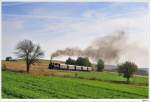 br-30 Dampflok 30.33 unterwegs nach Ernstbrunn. Mollmannsdorfer Berg, 27.9.2009.