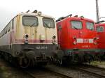 182 001-8 und 141 366-5 , im DB Museum Koblenz ...