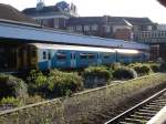 ZUg von Exemouth nach Exeter St. Davids im Bahnhof Exeter ...