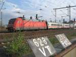 Br 101107 verl�sst den Schweriner HBF in Richtung Bad Kleinen ...