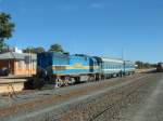 In Otjiwarongo (1465 mNN) steht der Passenger nach Windhoek breit. ... In Otjiwarongo (1465 mNN) steht der Passenger nach Windhoek breit. ...