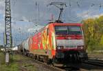 189 065-6 bei der Einfahrt in den Gbf. K�ln Gremberg ...