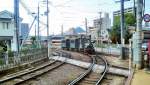 Matsuyama Strassenbahn, die Bocchan-Z�ge ...  Peter Ackermann 14.10.2009