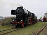 Vor dem Pendelzug zwischen Bw und Bahnhof Weimar war auch ...
