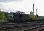 BR 203 Leider schob sich eine Wolke vor die Sonne als 203 152-4 der rt&l aus S�den kommend durch Eschwege West weiter Richtung Norden rollte. Aufgenommen am 14.10.2009.