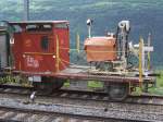 Tunnelgerüstwagen auf dem Abstellgleis des Bahnhofs Hohtenn am 22.05.2009 ... Tunnelgerüstwagen auf dem Abstellgleis des Bahnhofs Hohtenn am 22.05.2009 ...