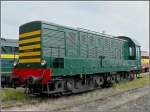 Die m�chtige Diesellok 270.005 (7005) stand am 12.09.09 f�r F�hrerstandsmitfahrten ...