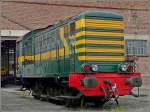 Die Diesellok 8524, ebenfalls mit Stangenantrieb, konnte am 12.09.09 zum ...