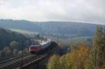 Br 101 xxx �berquerte am 15.10.2009 mit ihrem IC von ...