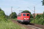 BR 140 Lokportraits 140 506-7 als Lz in Limmer am 02.06.09