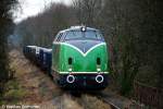 BEG V200 053 bei M�lln am 11.01.08.Diese Lok hatte schon ...