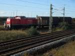 BR 290 290 562 rangierte am 14.Oktober 2009 Wagen f�r die Wagenwerkstatt in Mukran.