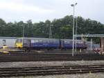 exeter-stdavids Abstellgleis mit einem Triebwagen der First Great Western in Exeter