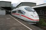 br-403-ice-3 Ein ICE wartet am 21.6.09 auf Ausfahrt im Duisburger Hbf