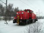 BR 214 214 016 am 20.02.2009 in Pressig-Rothenkirchen.