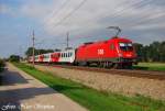 br-1116-vor-personenzugen Wenige Minuten sp�ter der n�chste Zug: 1116 135-3 mit REX 5912 Linz Hbf. - Passau Hbf. hatte die Ehre (�sterreichurlaub 18.08.09)