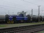 Infraleuna 206 hat am 10.10.2009 einen Kesselzug nach Gro�korbetha gebracht. ...