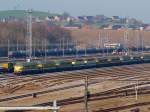 Blick auf den Rangierbahnhof Montzen (B). Hier wird der Verkehr ...